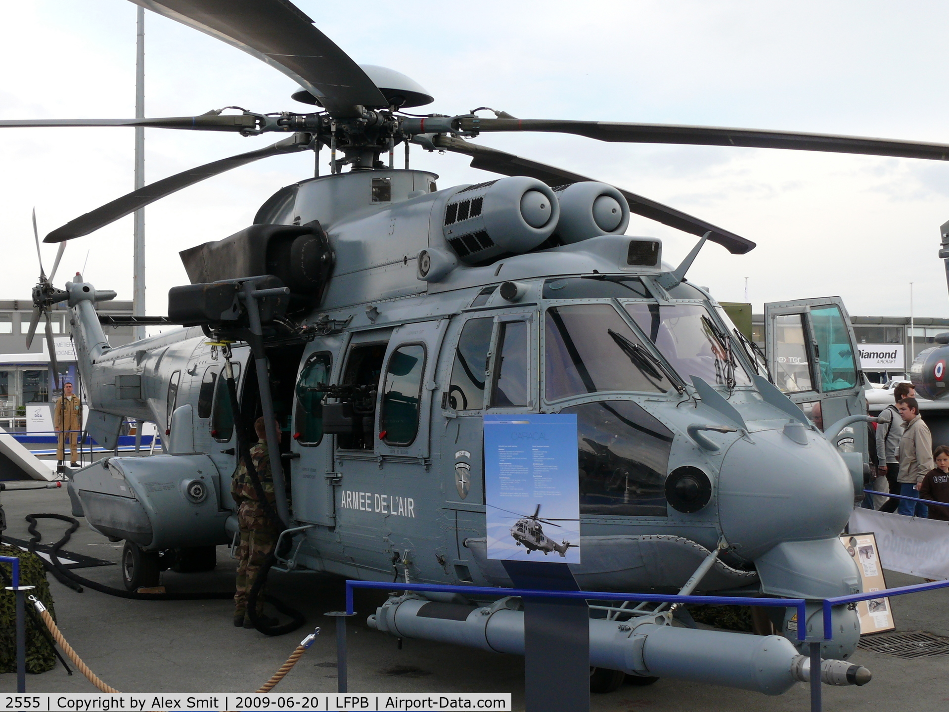2555, 2007 Eurocopter EC-725R2 Caracal C/N 2555, Eurocopter EC725R2 Caracal SF/2555 French Air Force