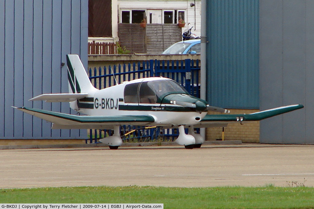 G-BKDJ, 1982 Robin DR-400-120 Dauphin 80 C/N 1584, Robin Dr400/120 at Gloucestershire (Staverton) Airport