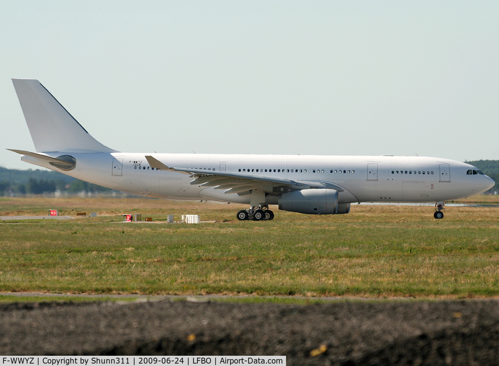 F-WWYZ, 2009 Airbus A330-243 C/N 1028, C/n 1028 - For Hainan Airlines but probably ntu and going to Garuda Indonesian...