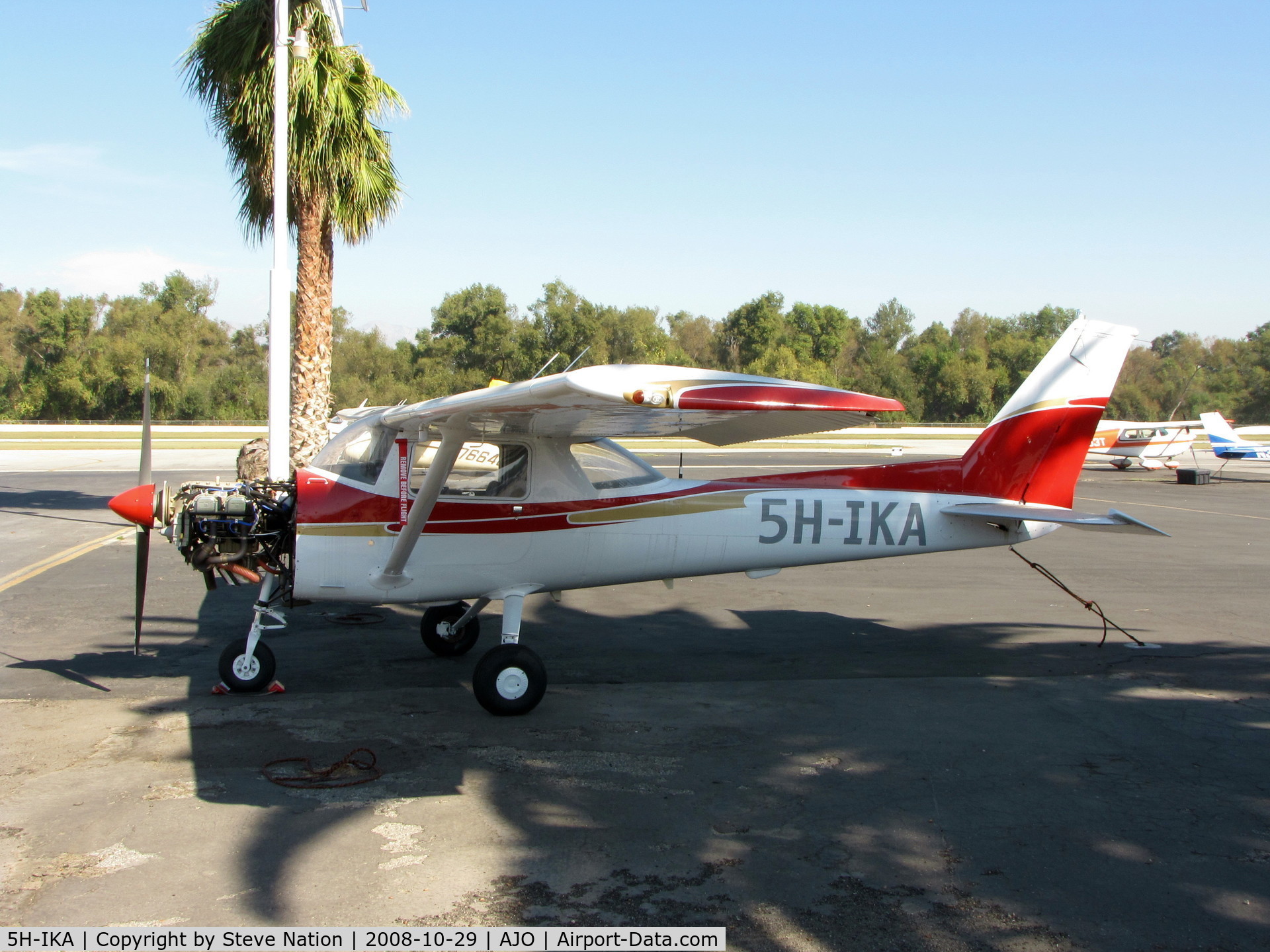 5H-IKA, 1978 Cessna 152 C/N 15281794, Cessna 150/152 minus cowling @ photographer-friendly Corona Municipal Airport, CA