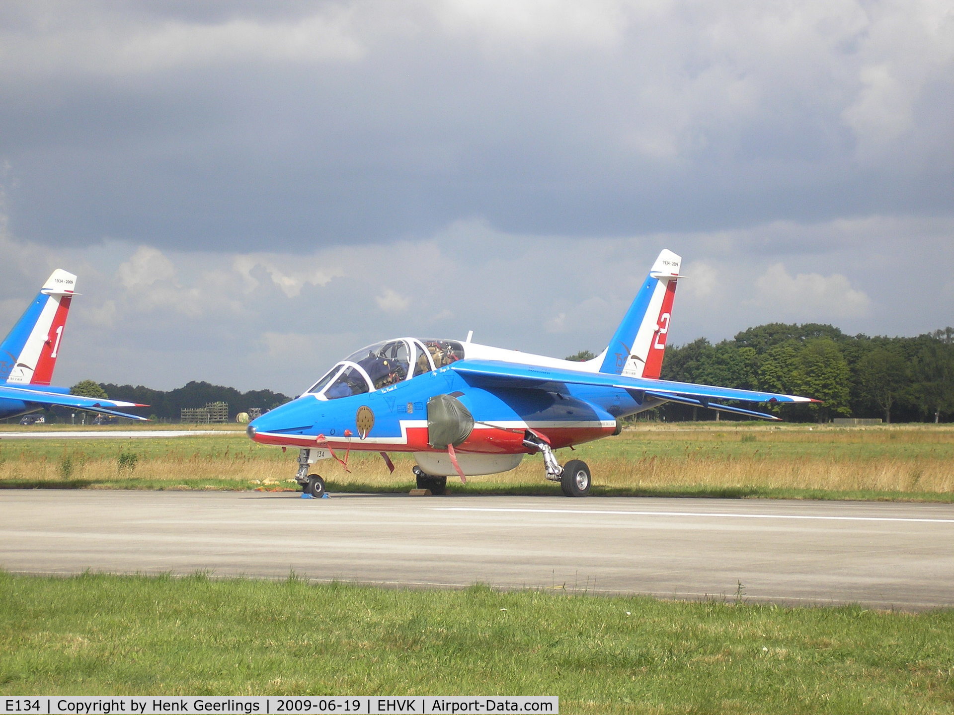 E134, Dassault-Dornier Alpha Jet E C/N E134, Dutch AF Openday , Volkel AFB , Patrouille de France , F-TERM nr 2