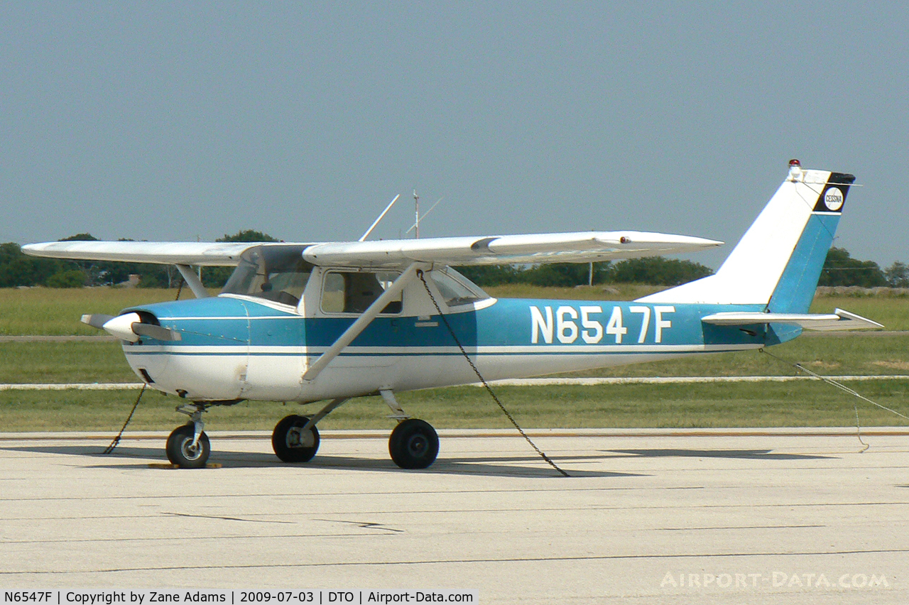 N6547F, 1966 Cessna 150F C/N 15063147, At Denton Municipal
