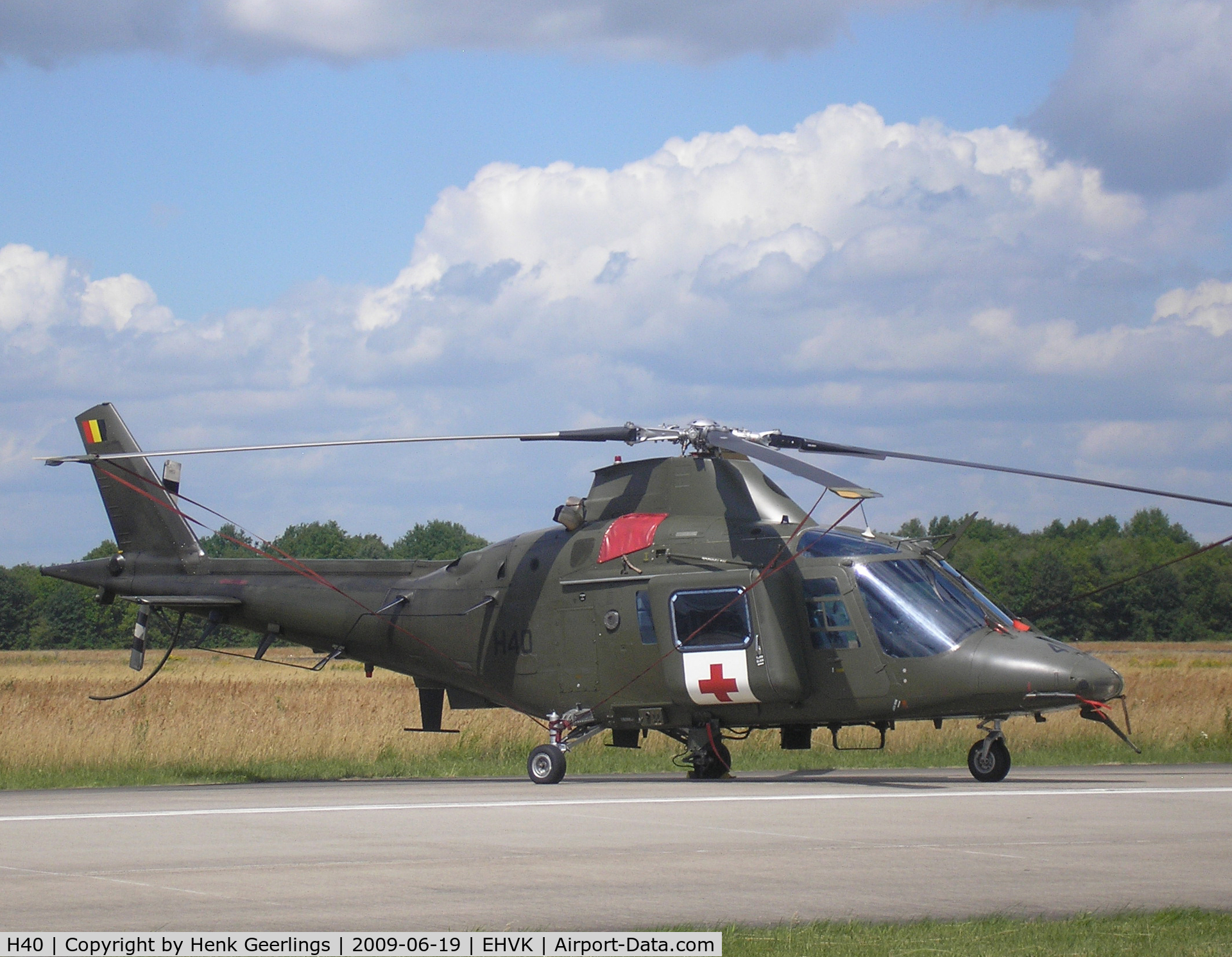H40, Agusta A-109BA C/N 0340, Dutch AF Openday , Volkel AFB