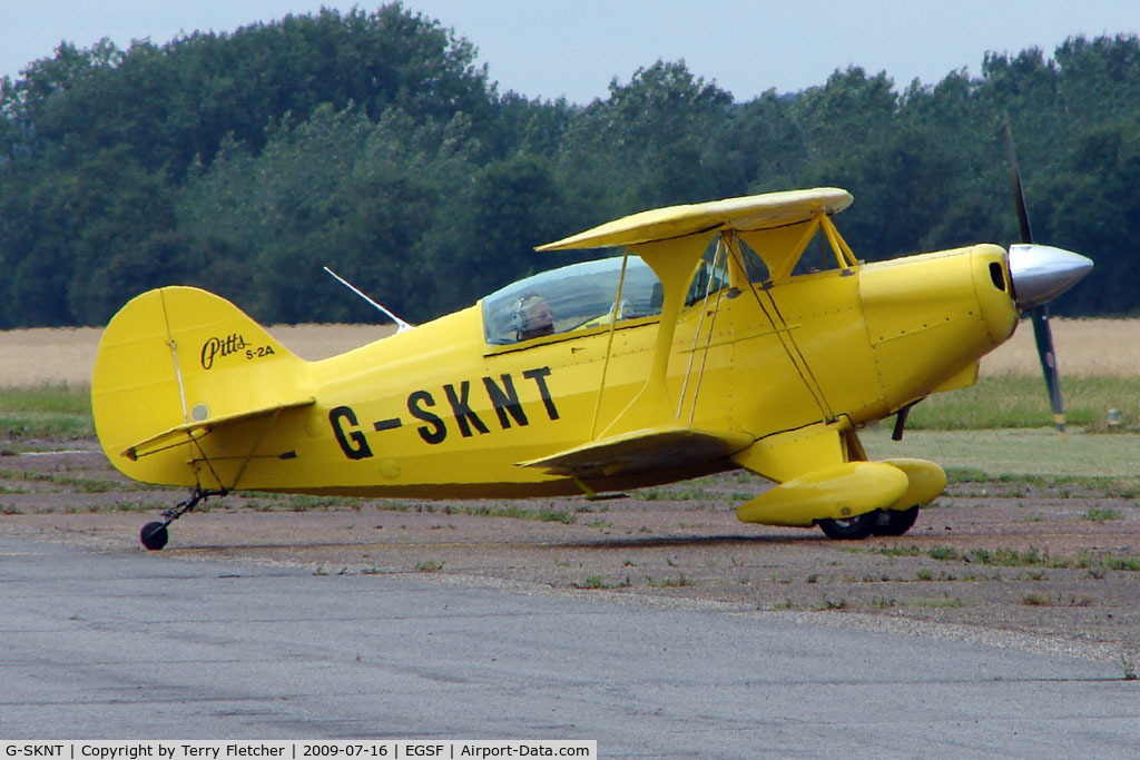 G-SKNT, 1973 Aerotek Pitts S-2A Special C/N 2048, competing in the 2009 Mazda Aerobatic Championships held at Peterborough Conington