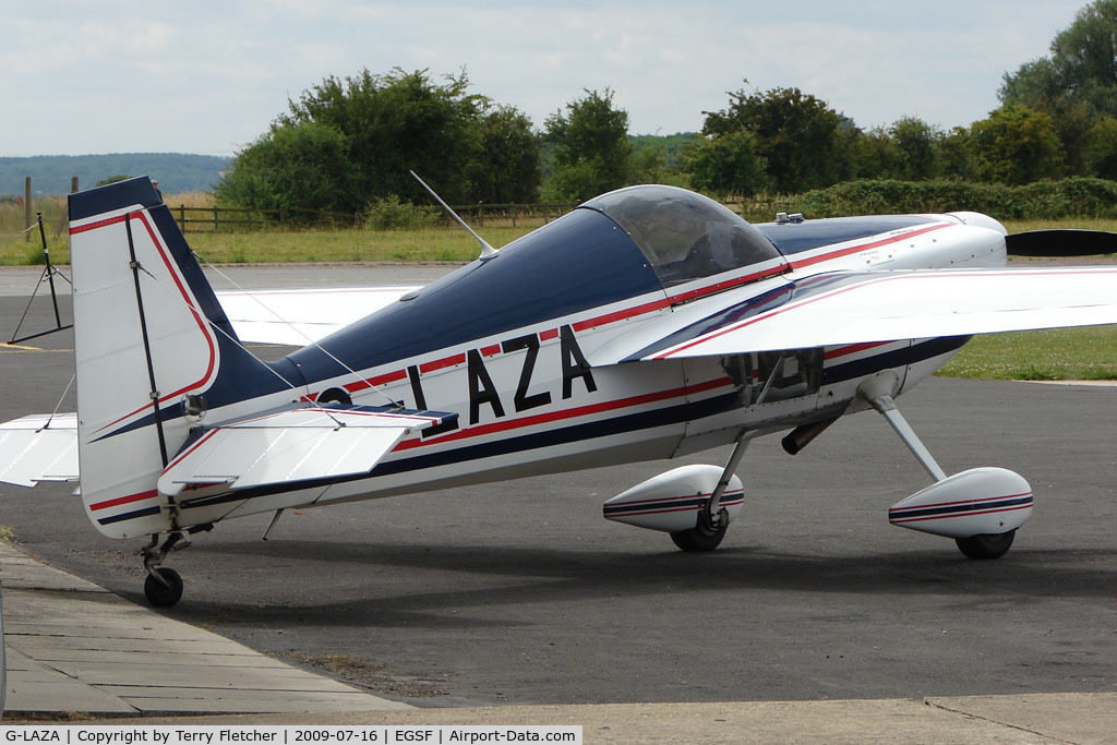 G-LAZA, 1996 Stephens Akro Laser Z200 C/N PFA 123-12682, Laser Z200 competing in the 2009 Mazda Aerobatic Championships held at Peterborough Conington