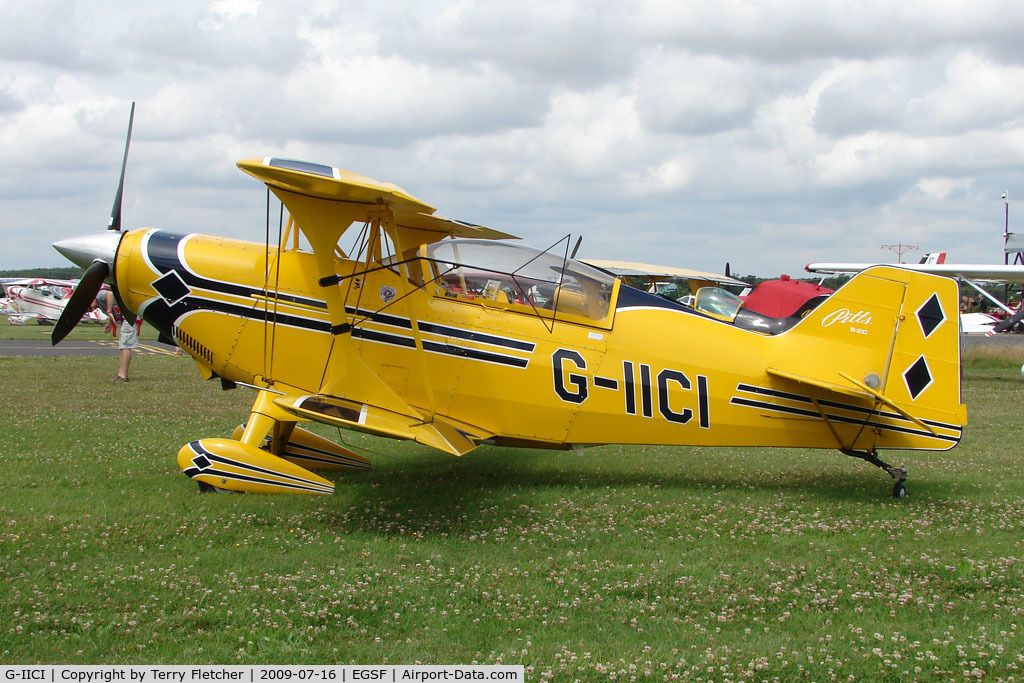 G-IICI, 1998 Aviat Pitts S-2C Special C/N 6017, Pitts S-2C competing in the 2009 Mazda Aerobatic Championships held at Peterborough Conington