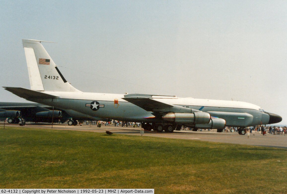 62-4132, 1962 Boeing RC-135W Rivet Joint C/N 18472, RC-135W Rivet Joint Stratotanker of 55th Wing at the 1992 Mildenhall Air Fete.
