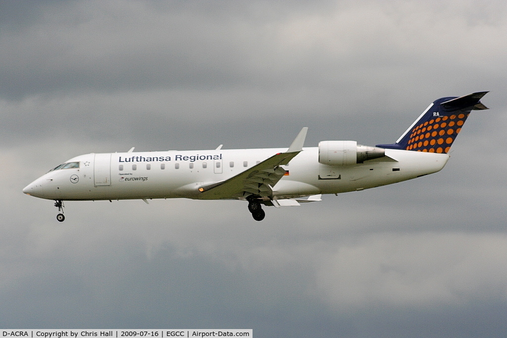 D-ACRA, Canadair CRJ-200ER (CL-600-2B19) C/N 7567, Lufthansa Regional operated by Eurowings