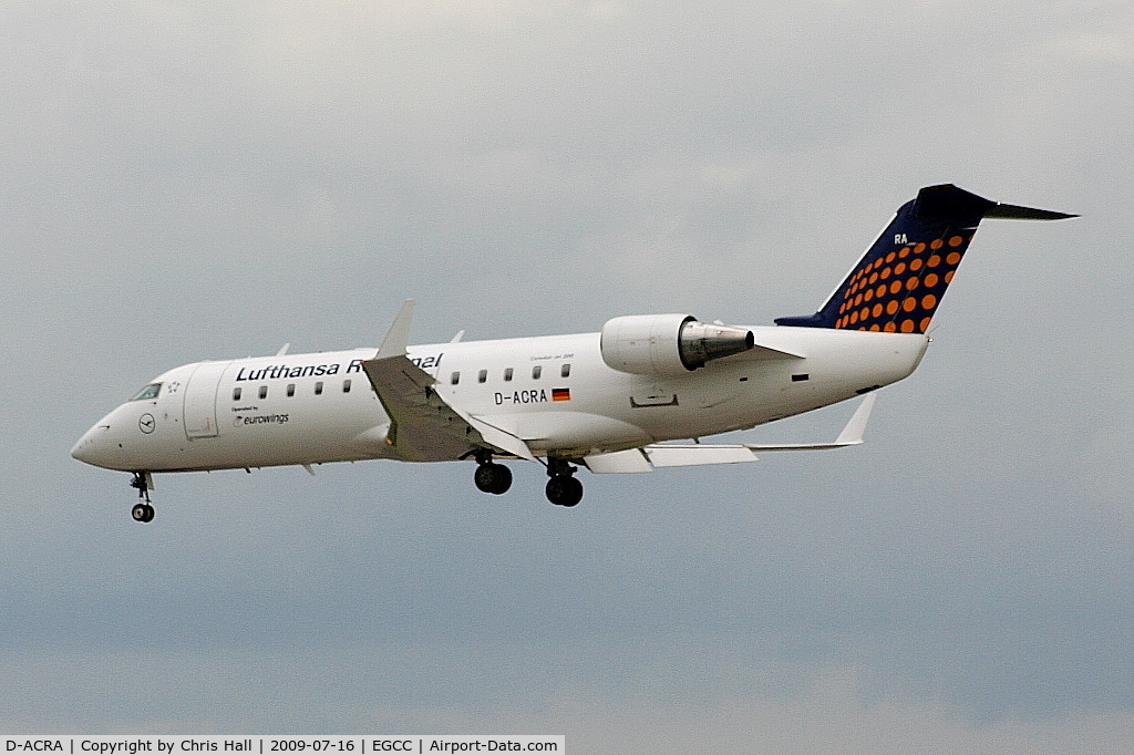 D-ACRA, Canadair CRJ-200ER (CL-600-2B19) C/N 7567, Lufthansa Regional operated by Eurowings