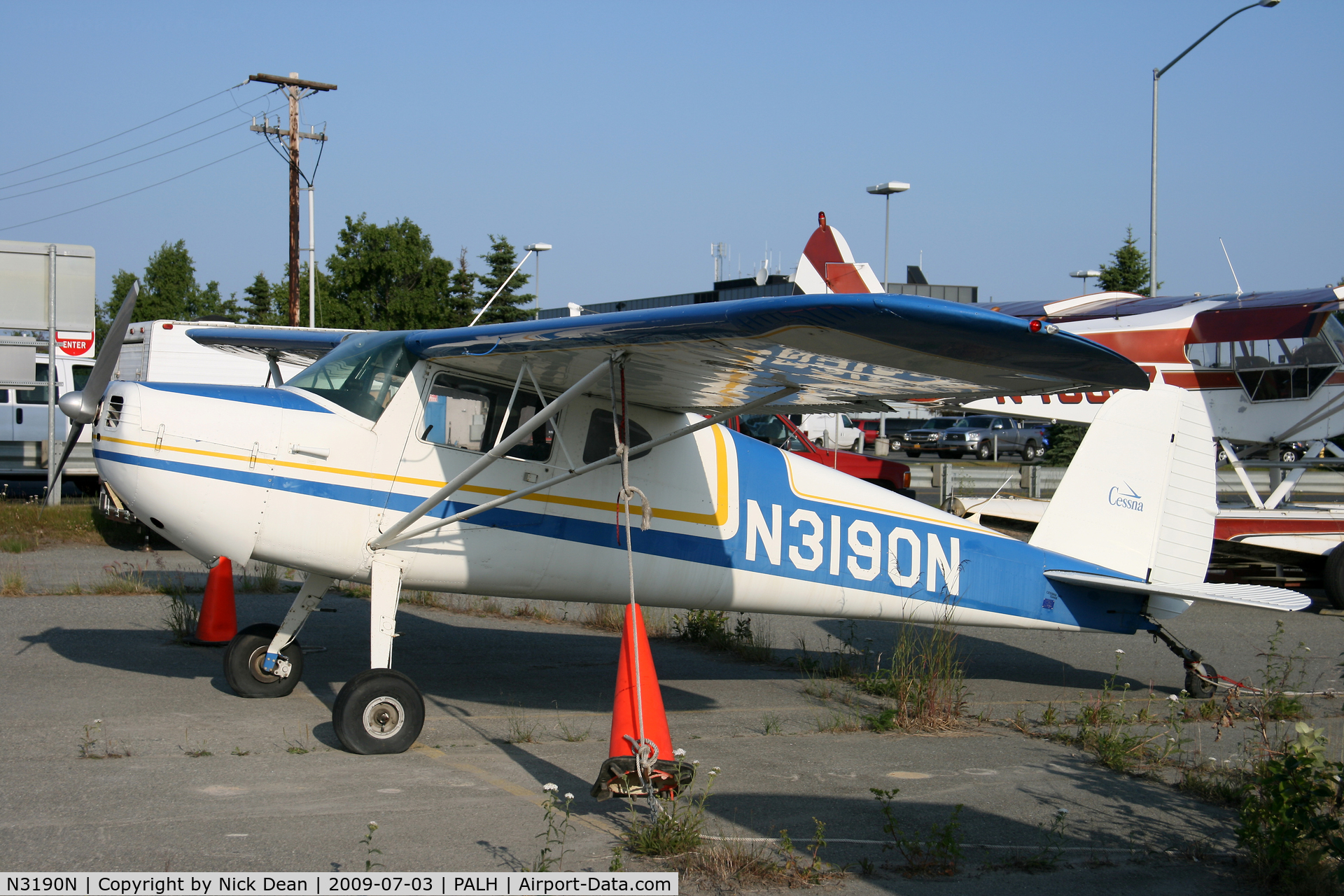N3190N, 1947 Cessna 140 C/N 13448, PALH