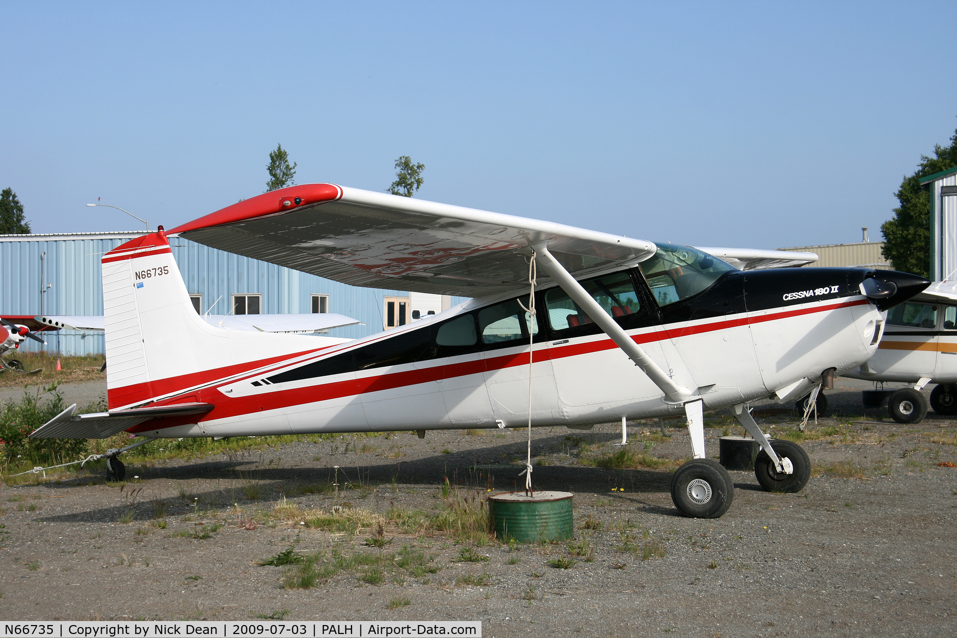 N66735, 1978 Cessna 180K Skywagon C/N 18052956, PALH