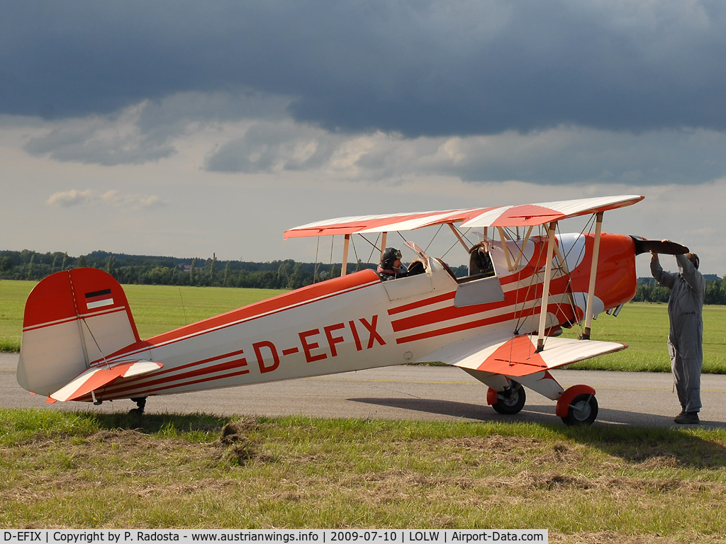 D-EFIX, CASA 1-131E Jungmann C/N 2063, Bücker Jungmann engine start