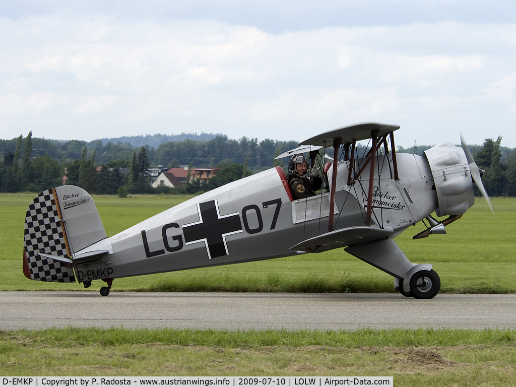 D-EMKP, 1940 Doflug Bu-133C Jungmeister C/N 28, Bücker Jungmeister in Luftwaffe colors