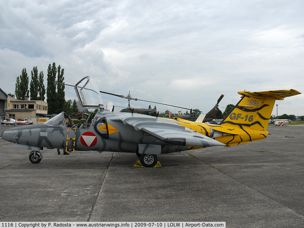 1116, Saab 105OE C/N 105416, Saab 105 of the Austrian Air Force at 