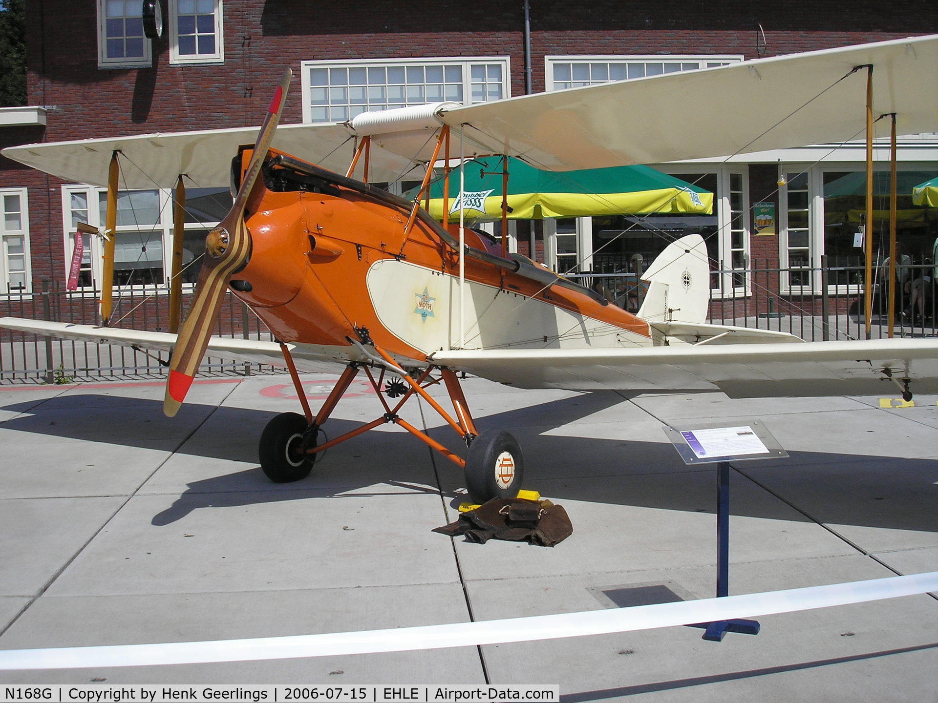 N168G, 1928 De havilland DH-60G Gypsy Moth C/N A7/44, Dubbel Decker Fly In - Aviodrome Museum