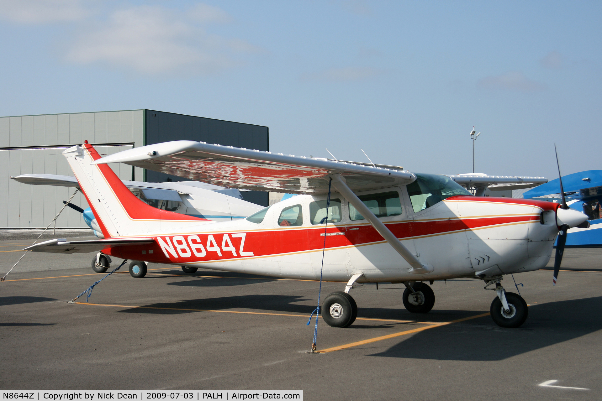 N8644Z, 1967 Cessna P206C Super Skylane C/N P206-0444, PALH