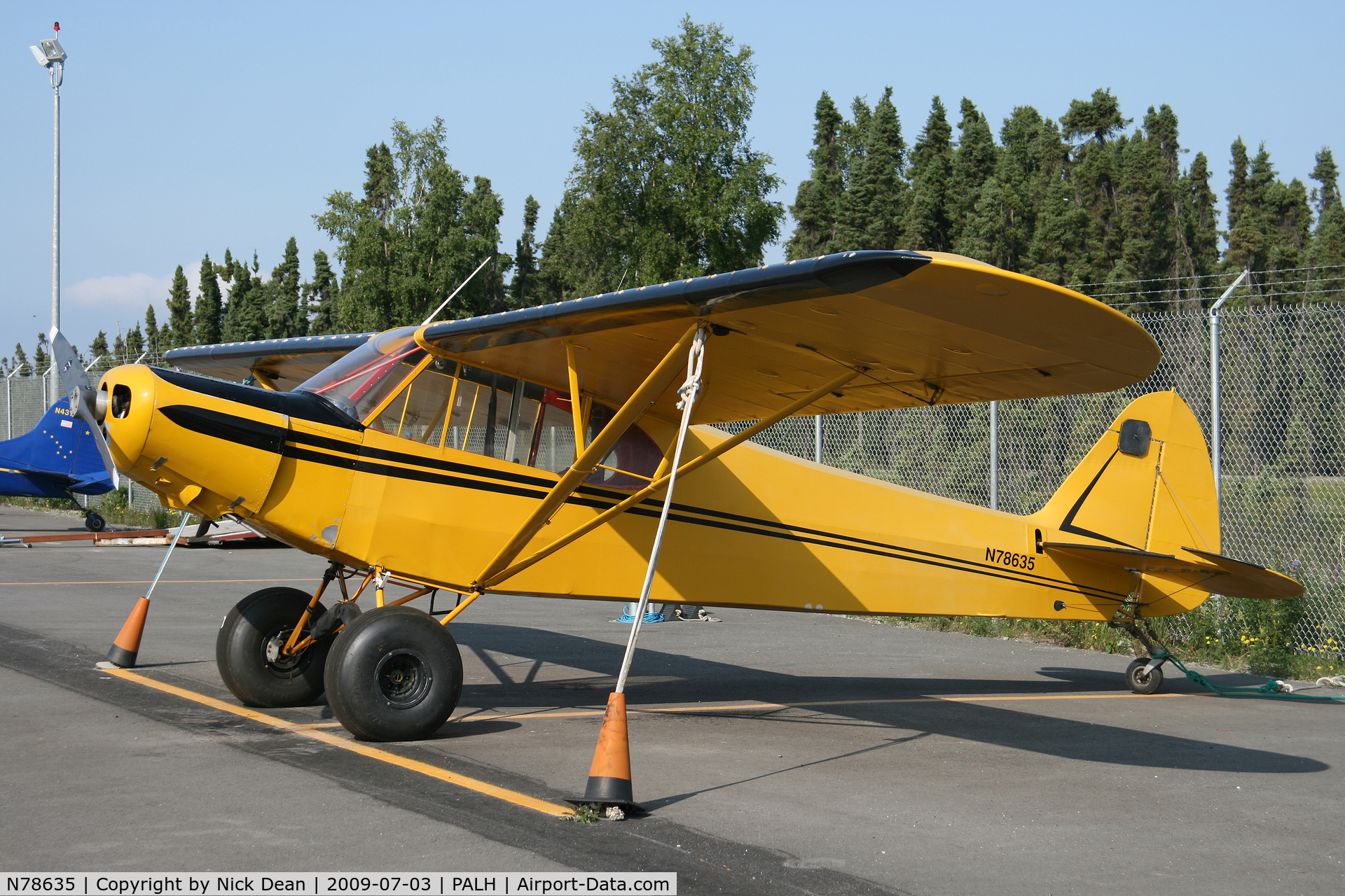 N78635, 1947 Piper PA-11 Cub Special C/N 11-1396, PALH