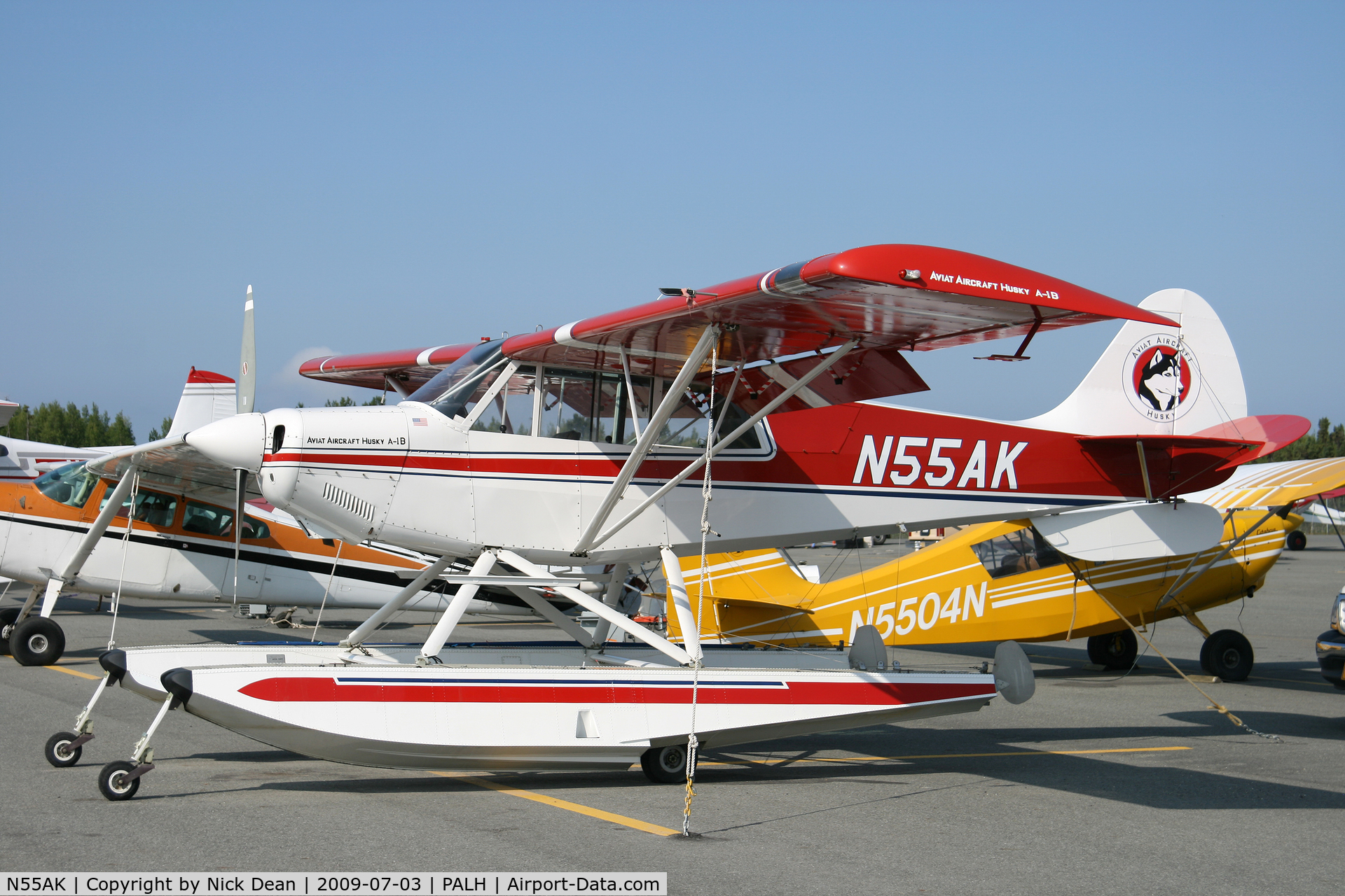 N55AK, 2000 Aviat A-1B Husky C/N 2129, PALH