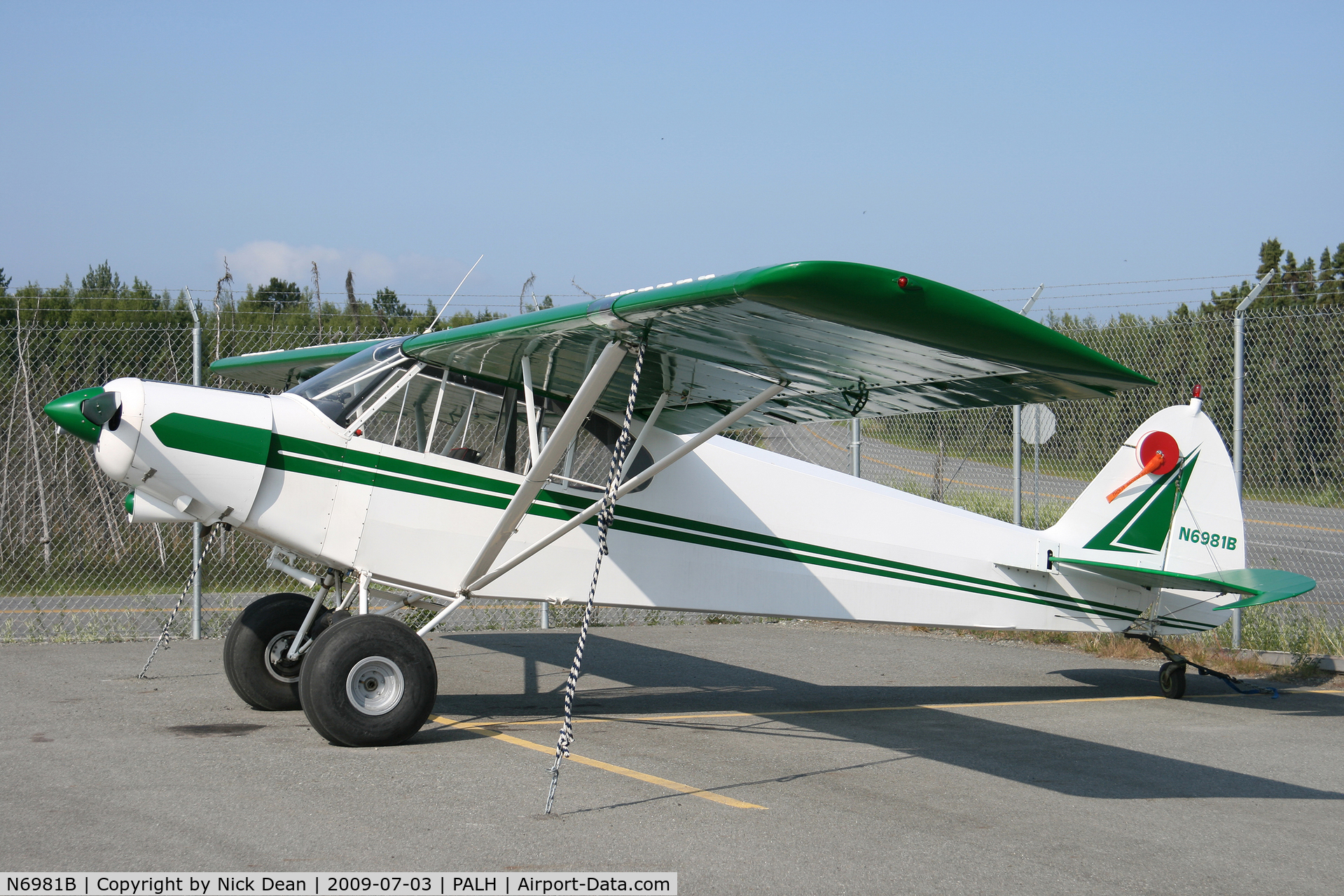 N6981B, 1956 Piper PA-18 C/N 18-5103, PALH