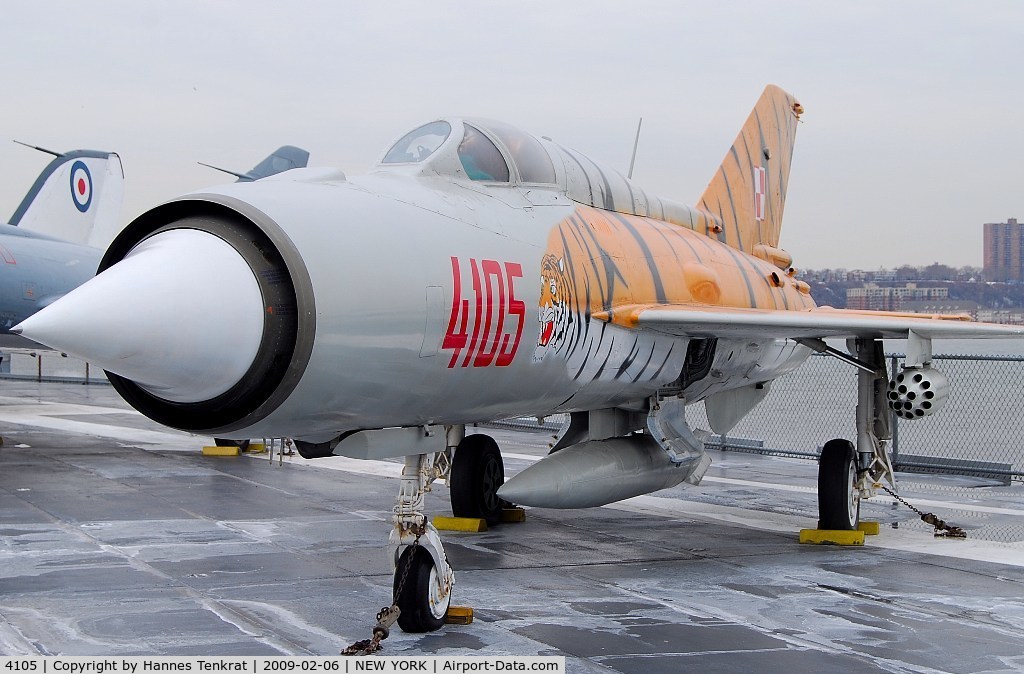 4105, Mikoyan-Gurevich MiG-21PFM C/N 94A4105, MiG-21