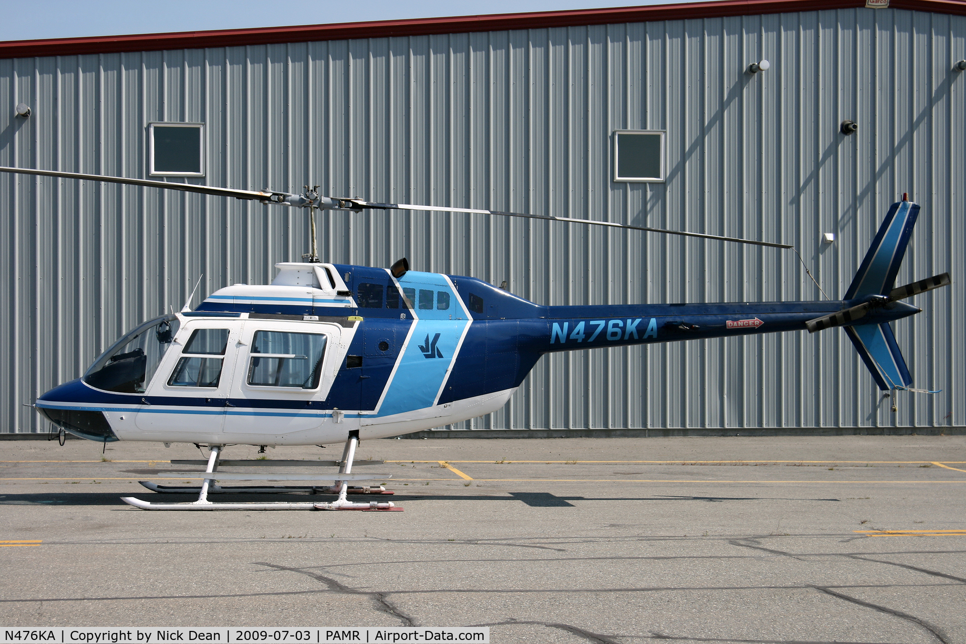 N476KA, 1976 Bell 206B C/N 1953, PAMR