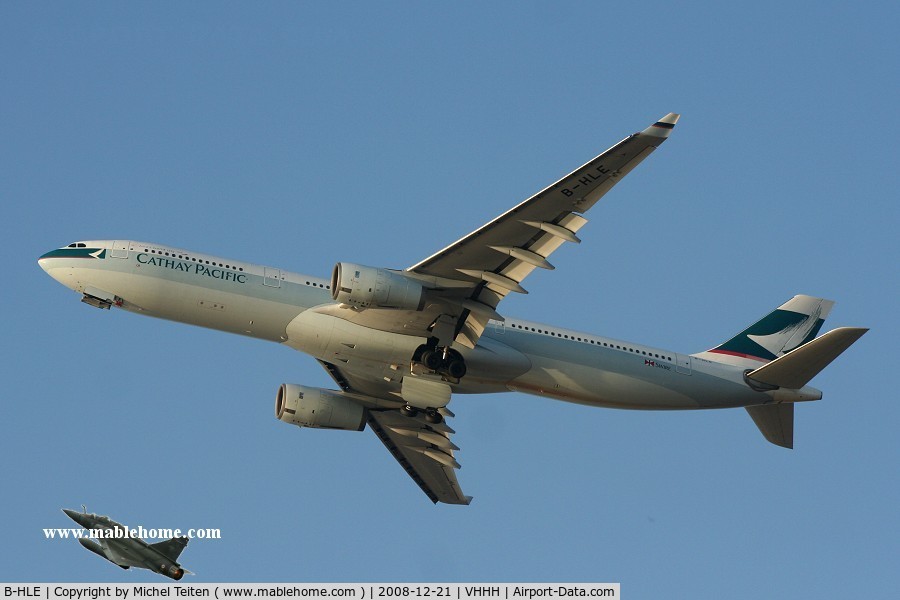 B-HLE, 1995 Airbus A330-342 C/N 109, Cathay Pacific