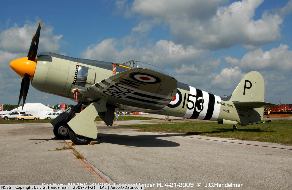 N15S, 1953 Hawker Sea Fury FB.11 C/N 41H/696792, at Sun N' Fun