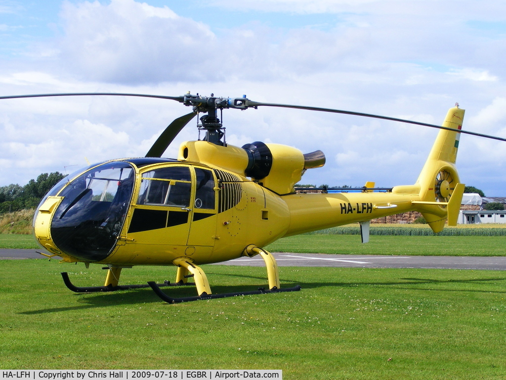 HA-LFH, 1979 Aerospatiale SA-342J Gazelle C/N 1775, at Breighton Airfield