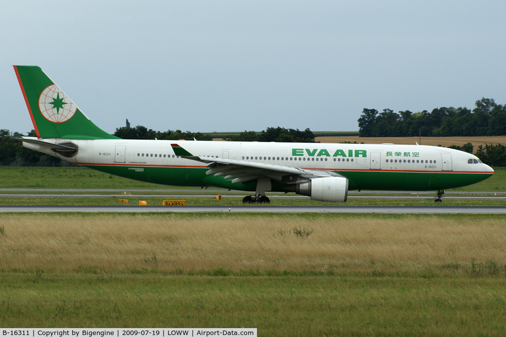 B-16311, 2005 Airbus A330-203 C/N 693, Taxing after landing 34