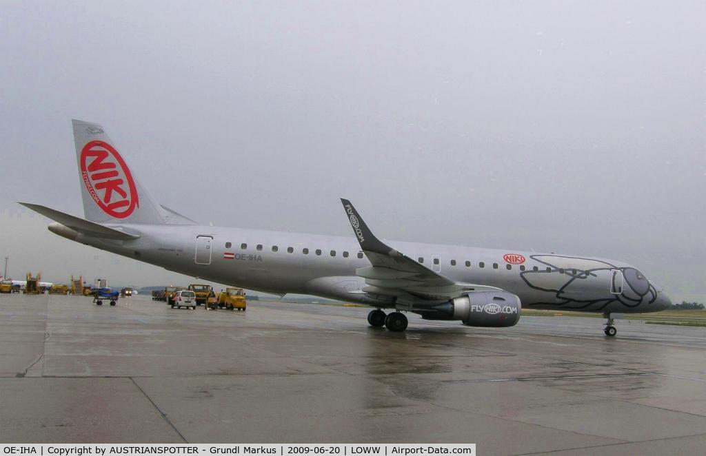 OE-IHA, 2009 Embraer 190LR (ERJ-190-100LR) C/N 19000285, The New NIKI Aircraft