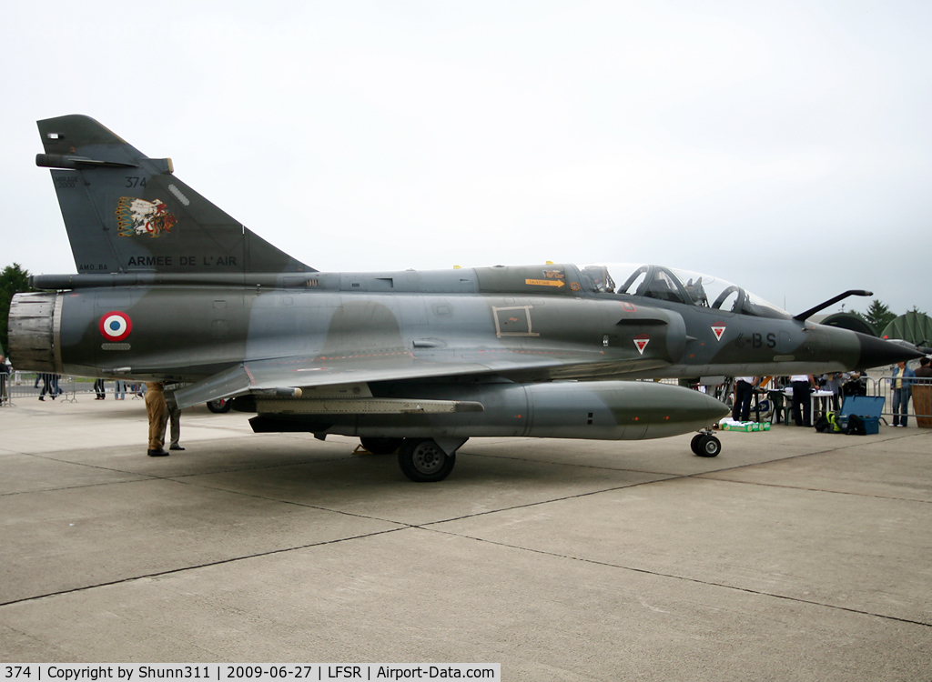 374, Dassault Mirage 2000N C/N 5502, Displayed during last LFSR Airshow...