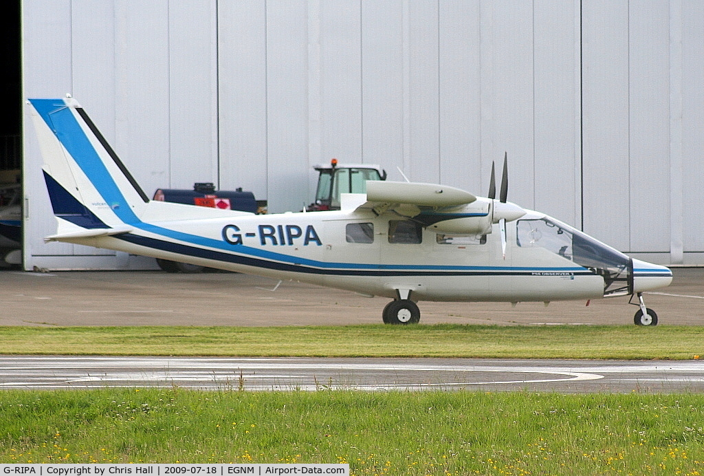 G-RIPA, 2003 Partenavia P-68 Observer C/N 423-23-OB2, APEM LTD, Previous ID: I-SORV