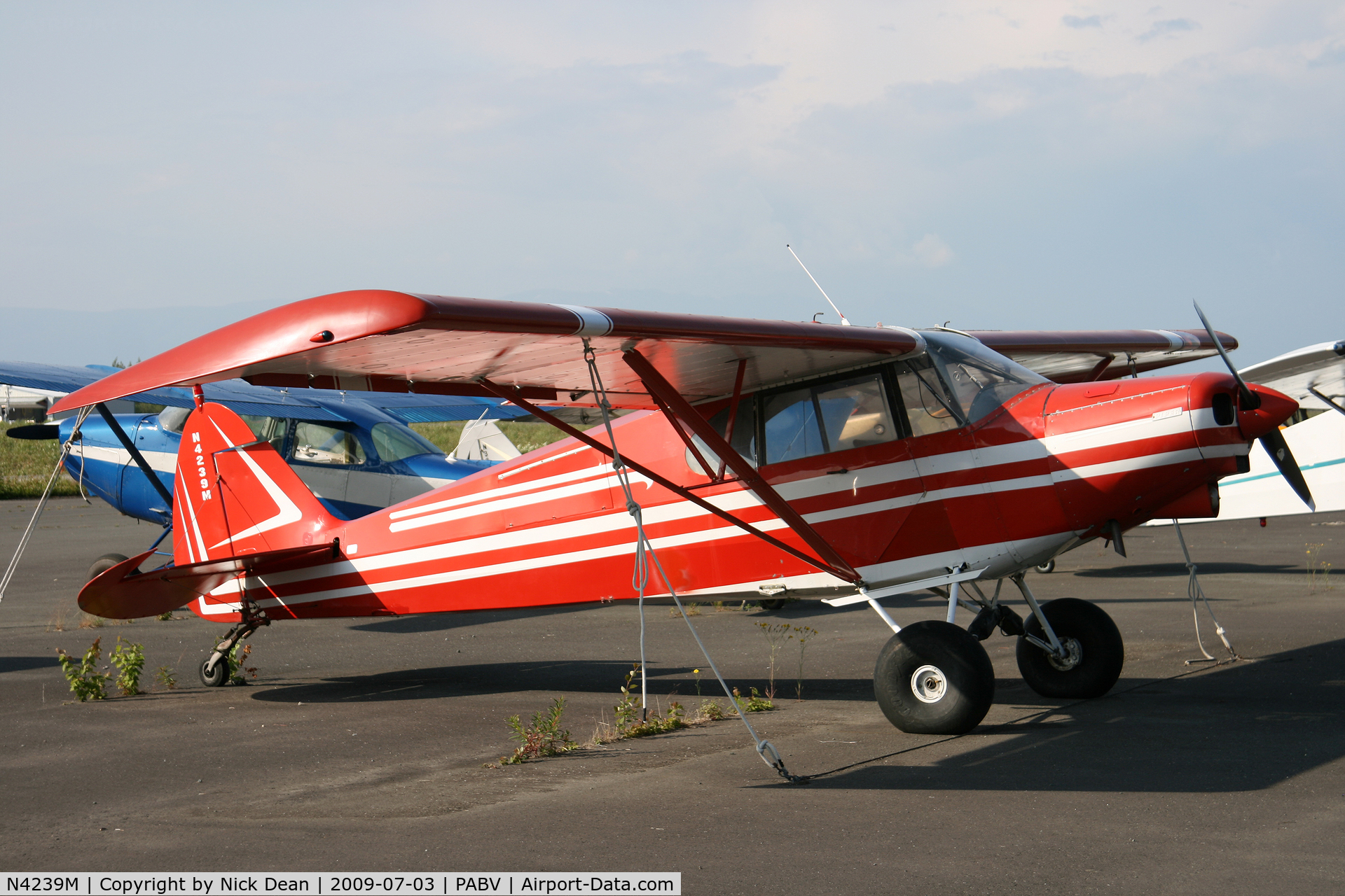 N4239M, 1947 Piper PA-12 Super Cruiser C/N 12-3135, PABV