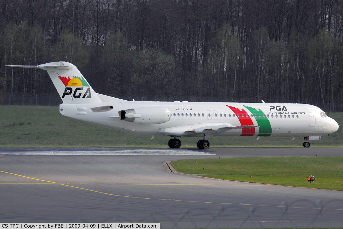 CS-TPC, 1990 Fokker 100 (F-28-0100) C/N 11287, Portugalia Fokker100