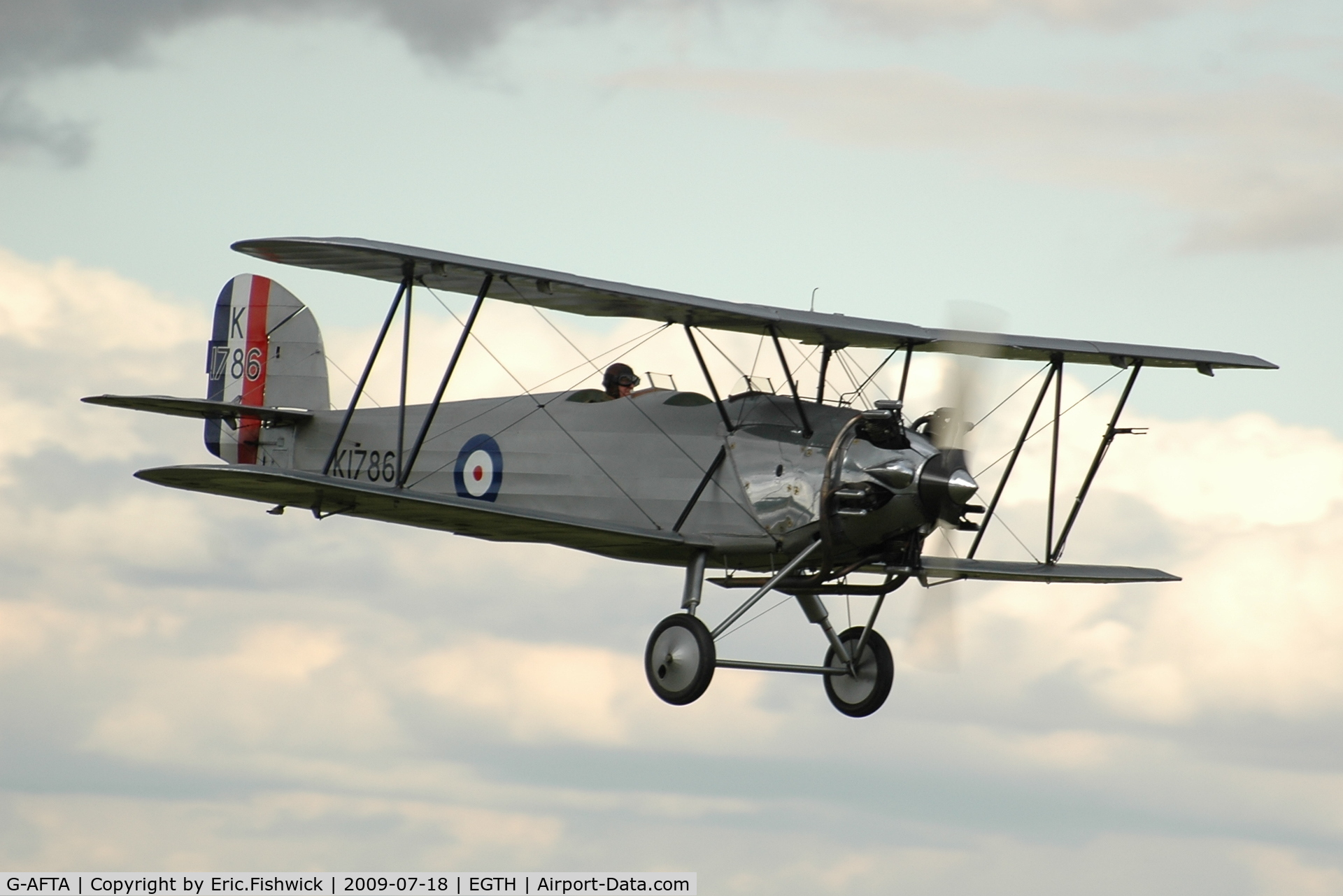 G-AFTA, 1931 Hawker Tomtit Mk1 C/N 30380, 43. G-AFTA at Shuttleworth Evening Air Display July 2009