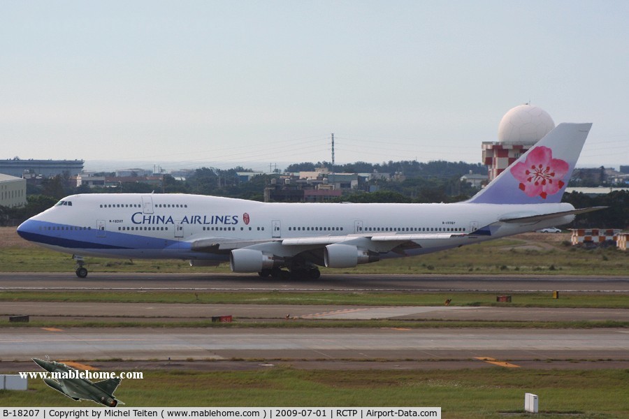 B-18207, Boeing 747-409 C/N 29219, China Airlines
