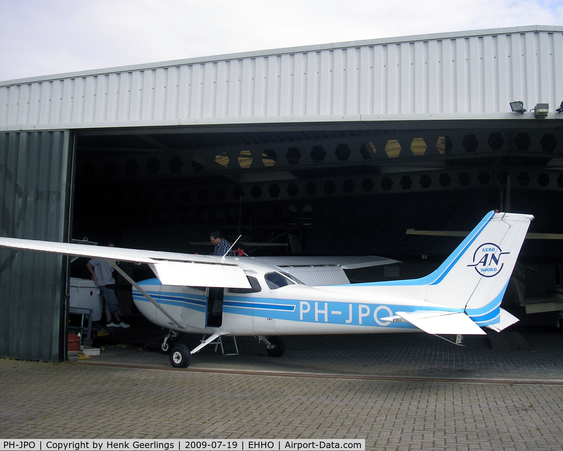 PH-JPO, 1980 Reims F172N Skyhawk C/N F17202010, Aero Noord , Hoogeveen Aerodrome - The Netherlands