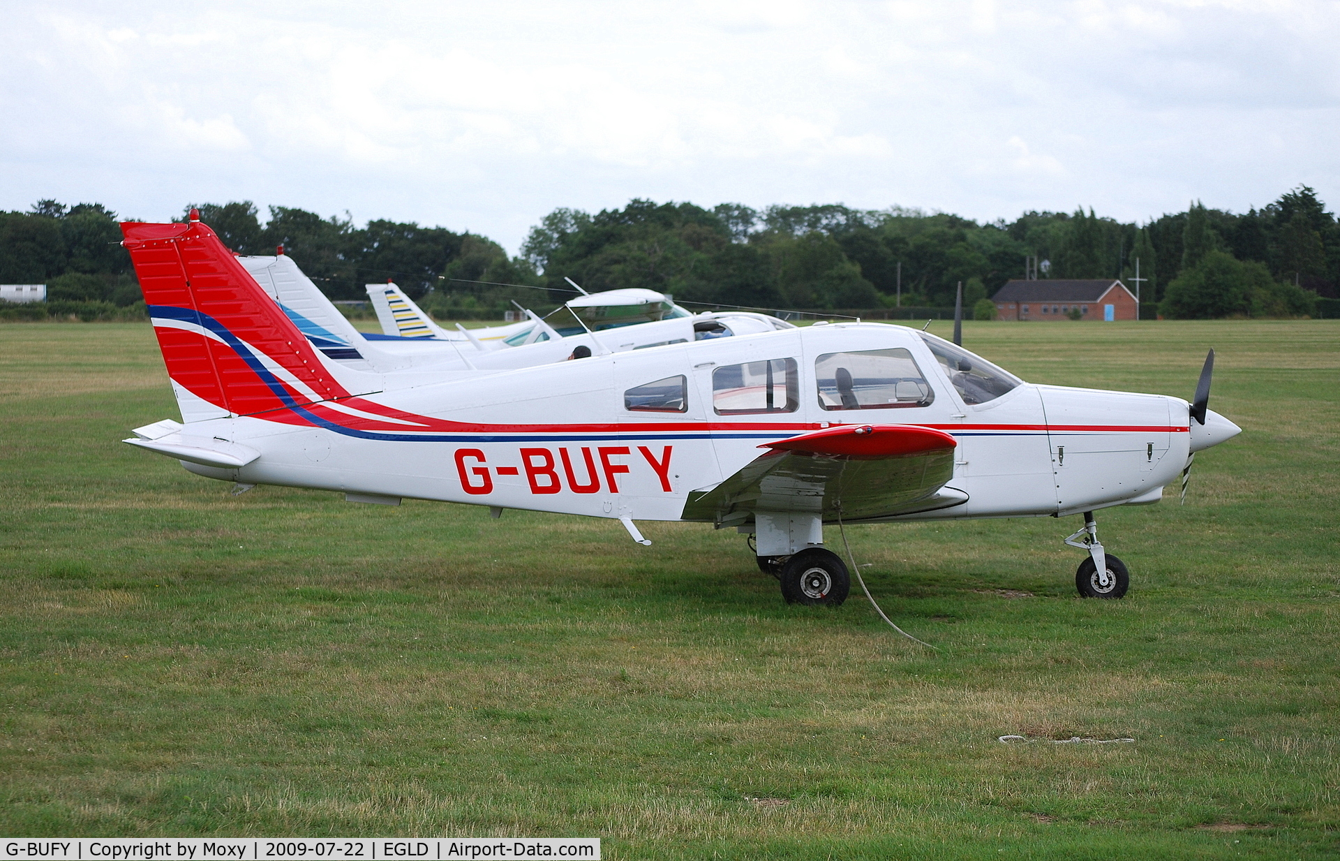 G-BUFY, 1980 Piper PA-28-161 Cherokee Warrior II C/N 28-8016211, PA28-161 at Denham