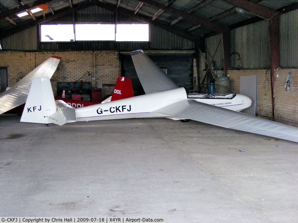 G-CKFJ, 1968 Schleicher ASK-13 C/N 13136, Schleicher AS-K 13 at the York Gliding Centre, Rufford