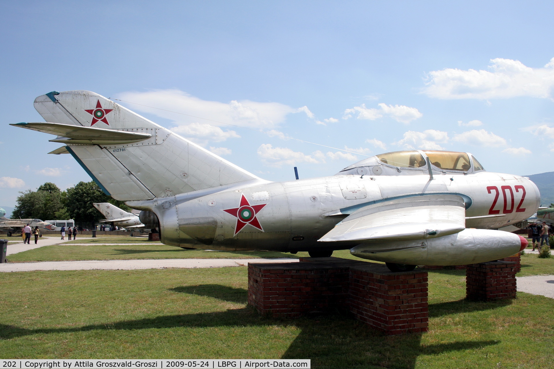 202, Mikoyan-Gurevich MiG-15UTI C/N 612781, Bulgarian Museum of Aviation, Plovdiv-Krumovo (LBPG).