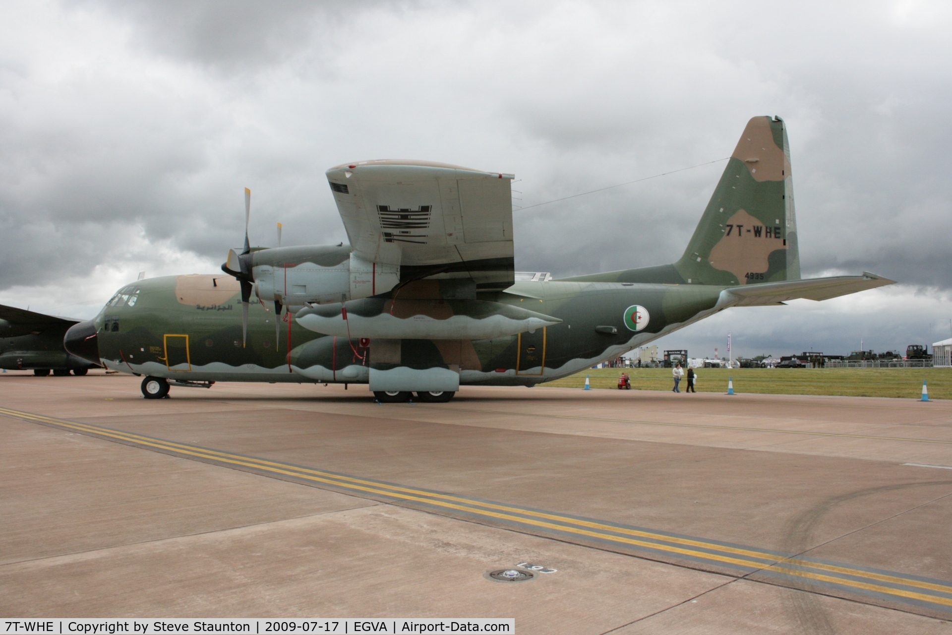 7T-WHE, 1982 Lockheed C-130H-30 Hercules C/N 382-4935, Taken at the Royal International Air Tattoo 2009
