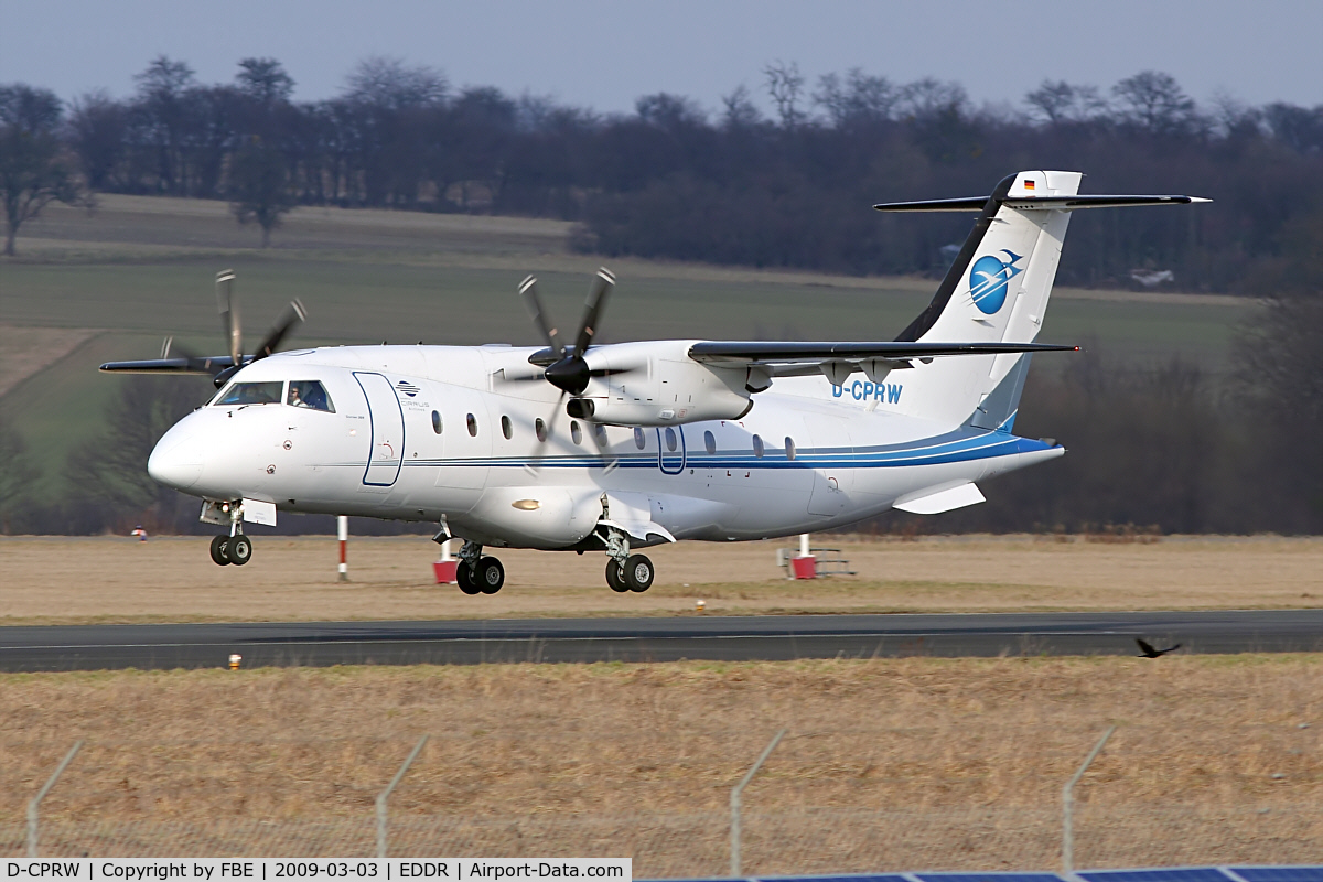 D-CPRW, 1998 Dornier 328-110 C/N 3097, moments from touch down