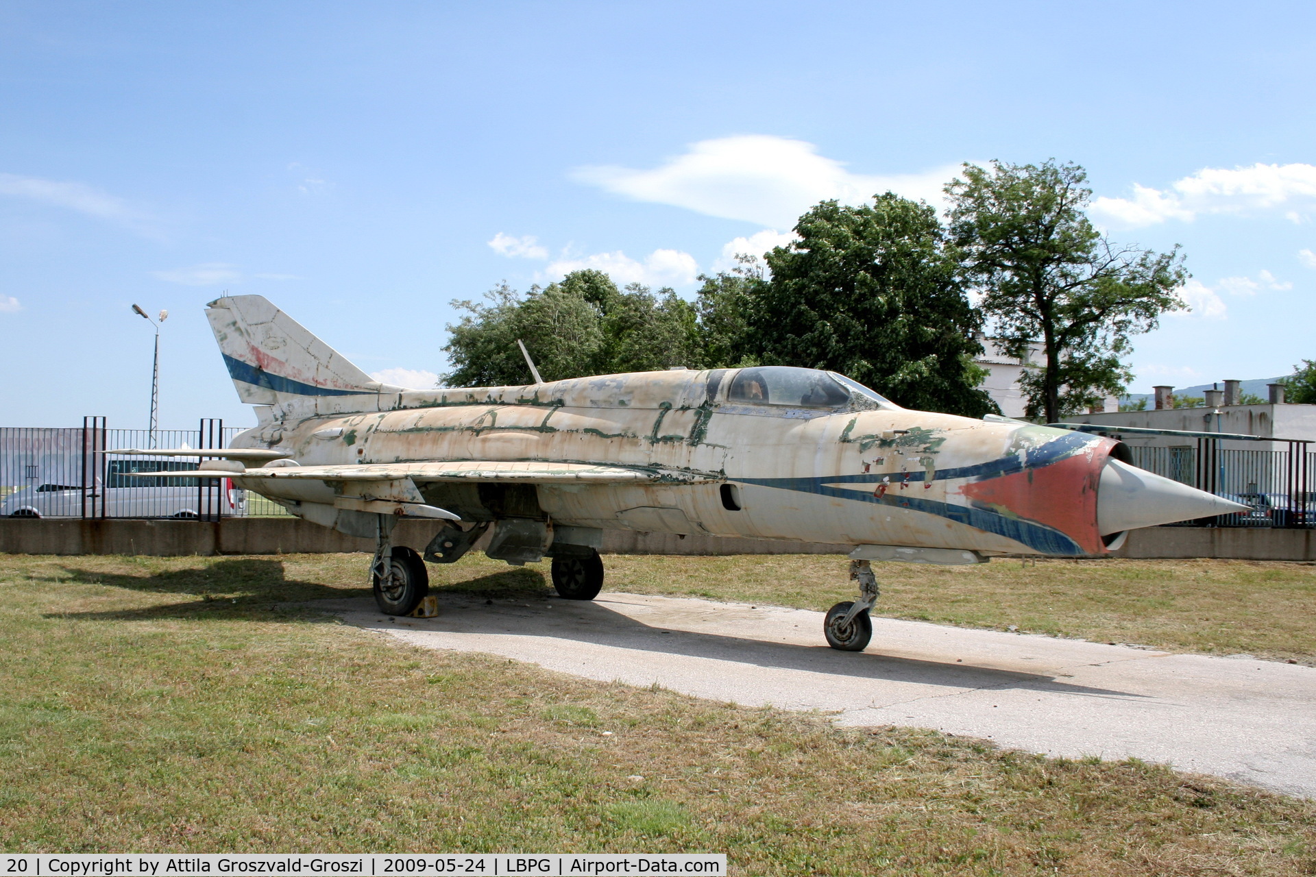 20, 1965 Mikoyan-Gurevich MiG-21PF C/N 760804, Bulgarian Museum of Aviation, Plovdiv-Krumovo (LBPG). - With special, unknown, painting put on onto a show possibly.