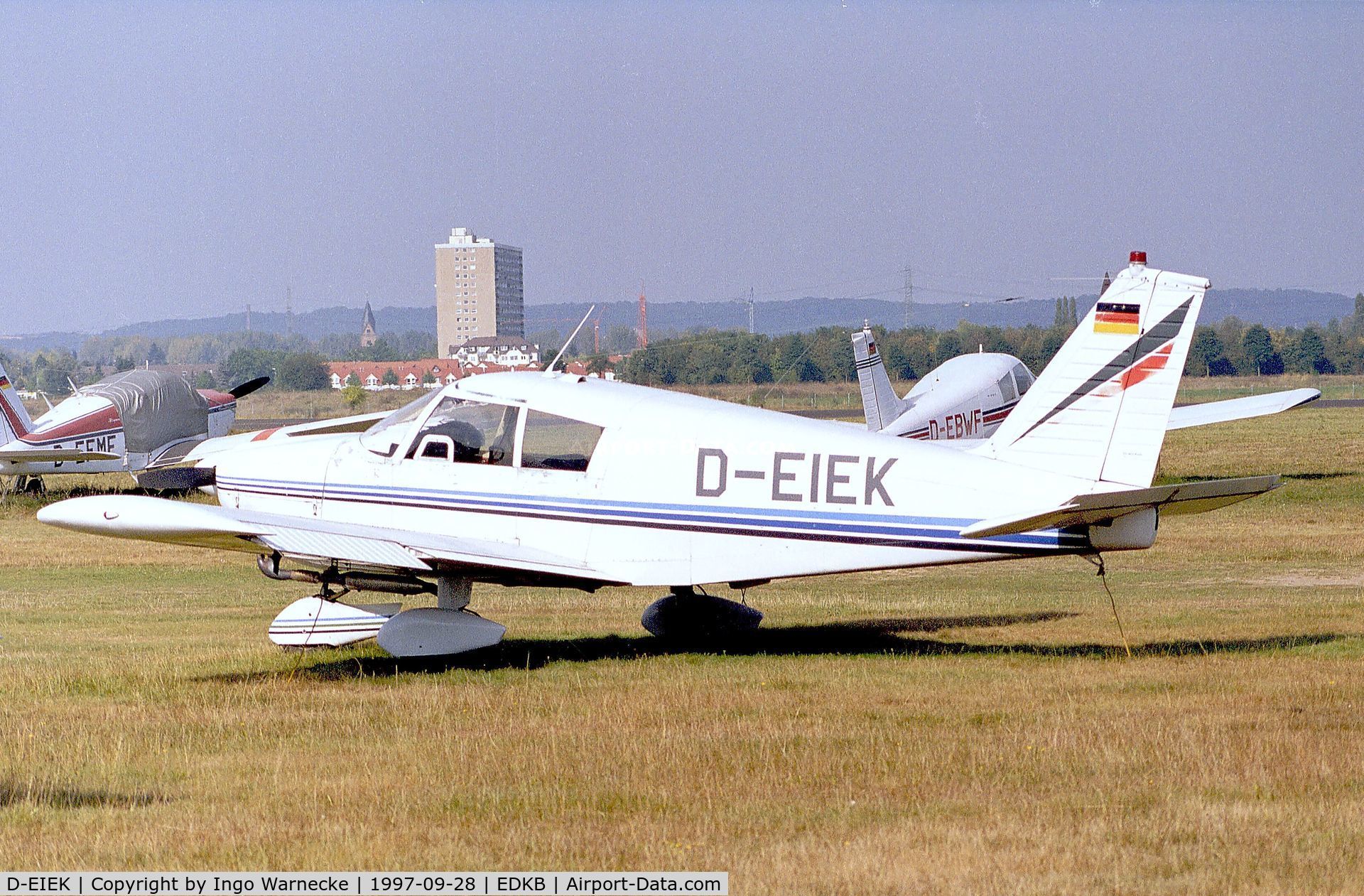 D-EIEK, 1965 Piper PA-28-180 Cherokee C C/N 28-2821, Piper PA-28-180 Cherokee C at Bonn-Hangelar airfield