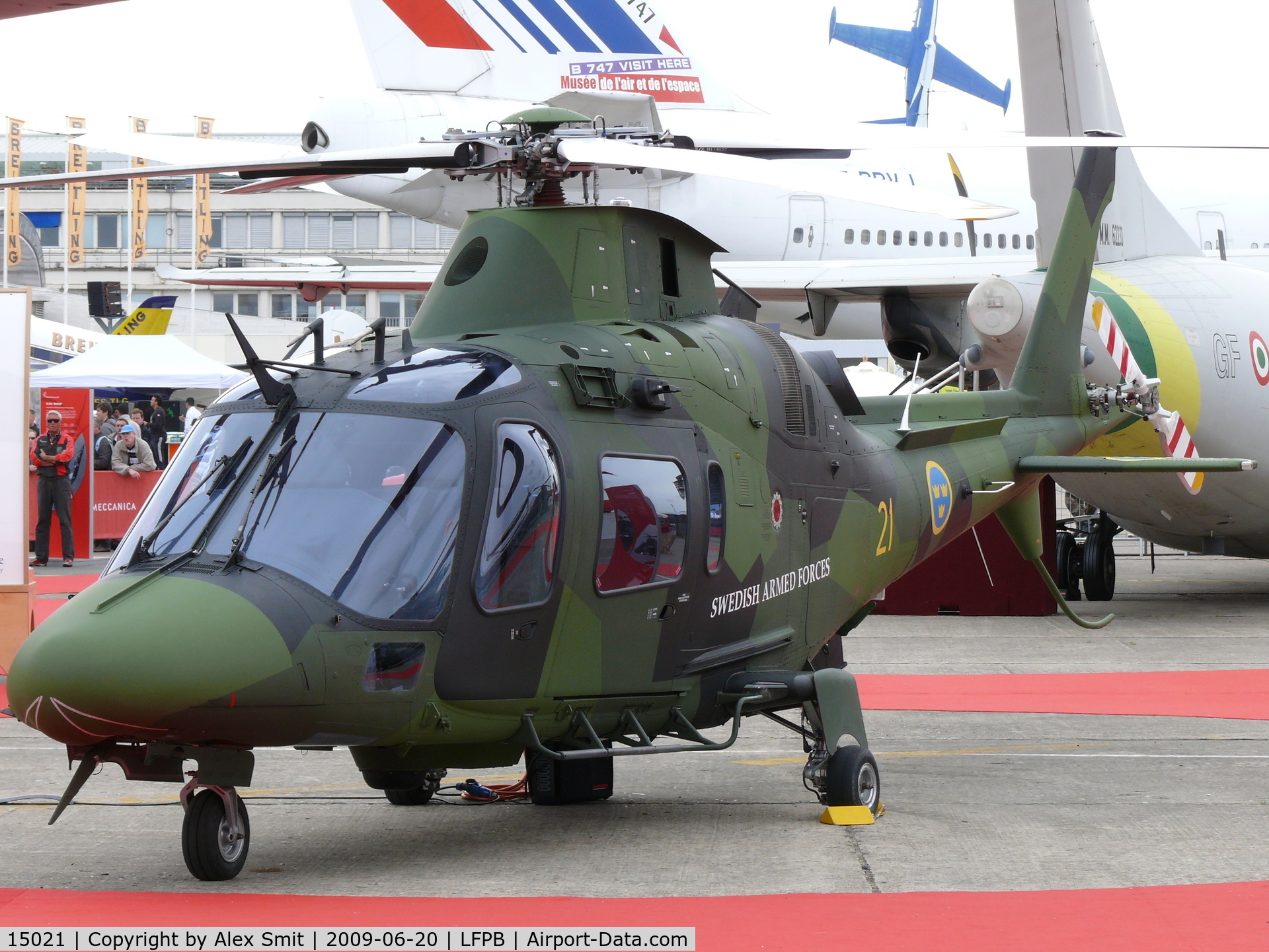 15021, Agusta Hkp15 (A-109E LUH) C/N 13751, Agusta A109LUH 15021/21 Swedish Armed Forces