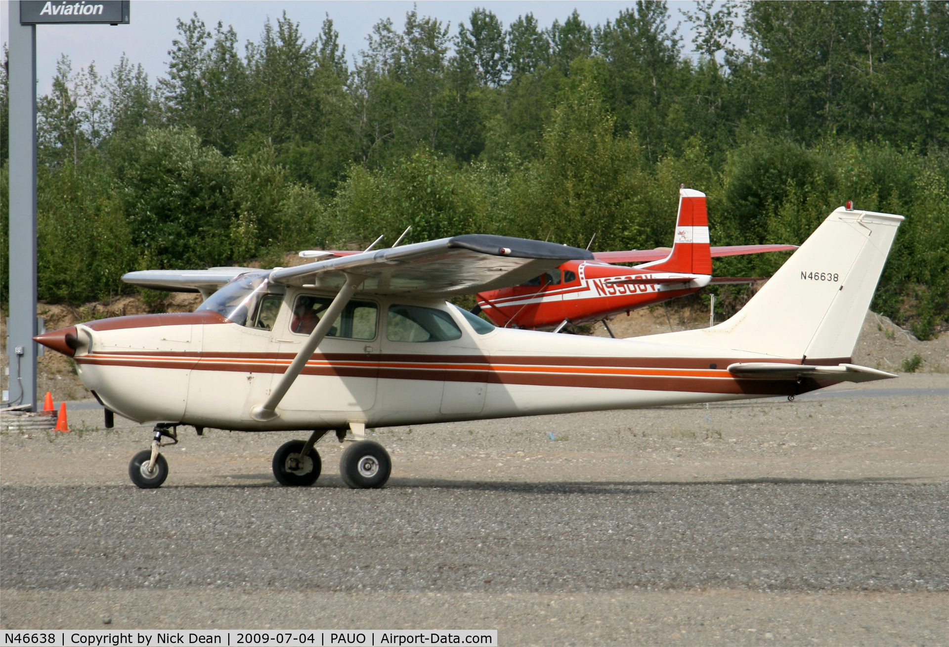 N46638, 1968 Cessna 172K Skyhawk C/N 17257401, PAUO
