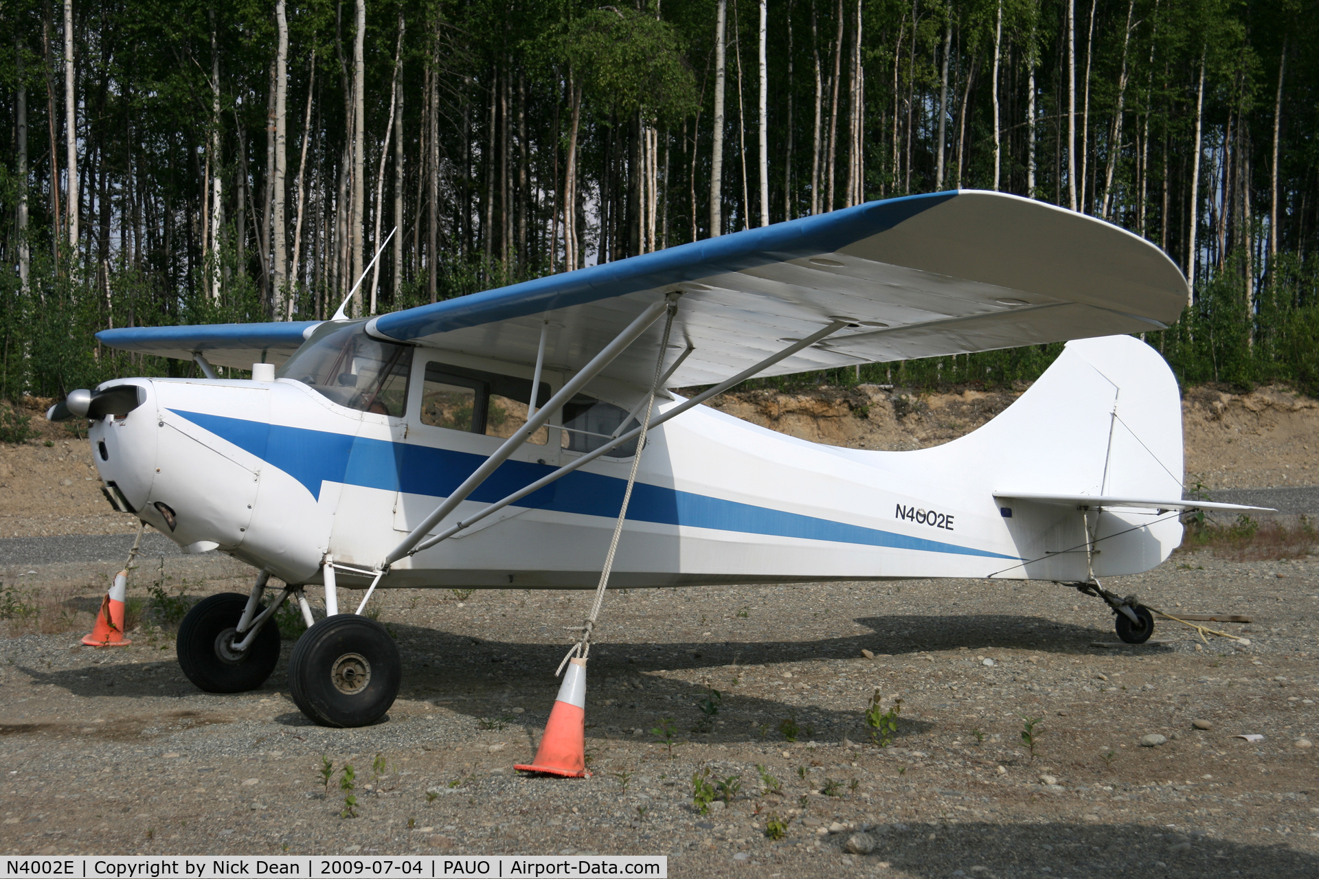 N4002E, 1947 Aeronca 11BC Chief C/N 11BC-90, PAUO