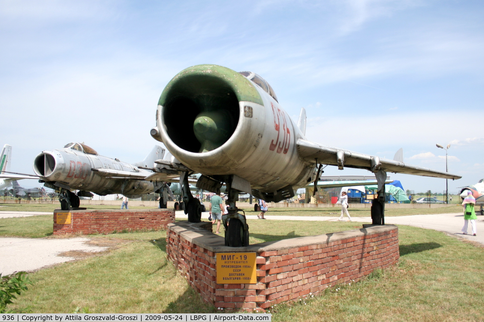 936, 1966 Mikoyan-Gurevich MiG-19PM C/N 65210936, Bulgarian Museum of Aviation, Plovdiv-Krumovo (LBPG).