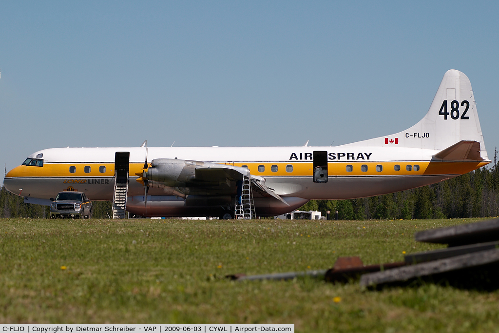 C-FLJO, Lockheed L-188C Electra C/N 1103, Air Spray Lockheed Electra