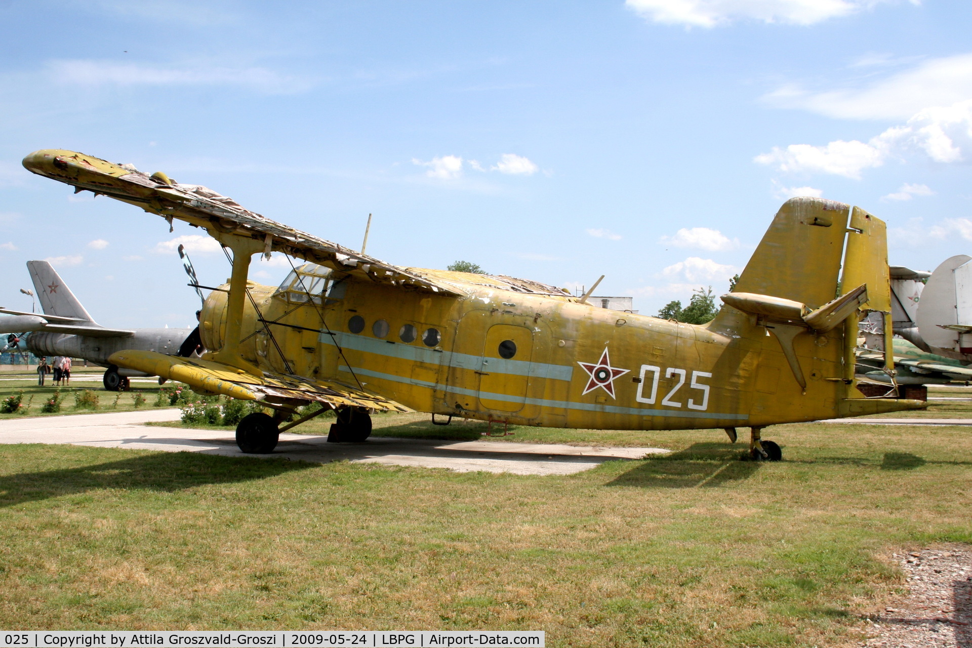 025, Antonov An-2M C/N 801822, Bulgarian Museum of Aviation, Plovdiv-Krumovo (LBPG).